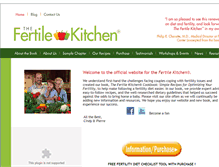 Tablet Screenshot of fertilekitchen.com